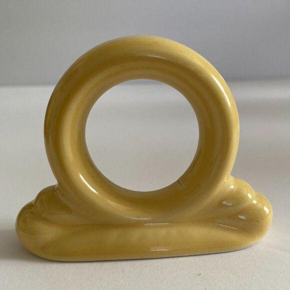 Fiestaware Yellow Retired Color Discontinued Napkin Ring - Picture 1 of 6